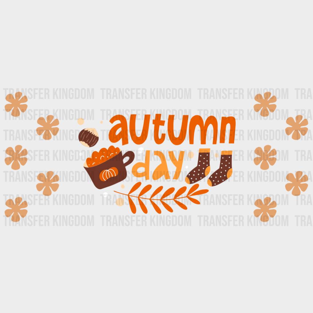 Autumn Day - Seasons Cup Wrap UV Sticker Permanent UV DTF Decal UVDTF