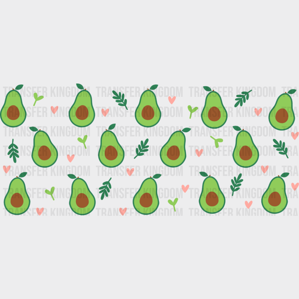 Avocados - General Cup Wrap UV Sticker Permanent UV DTF Decal UVDTF