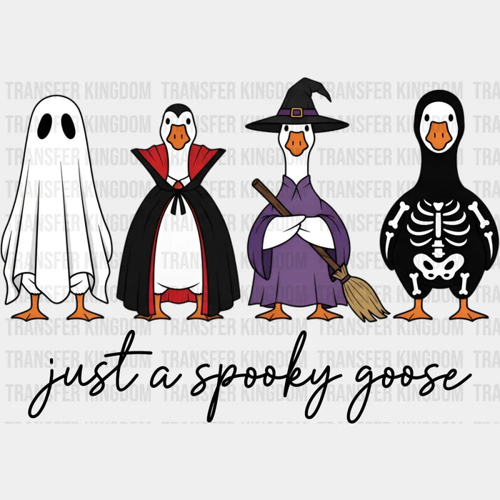 B&W Just A Spooky Goose - Halloween DTF Transfer