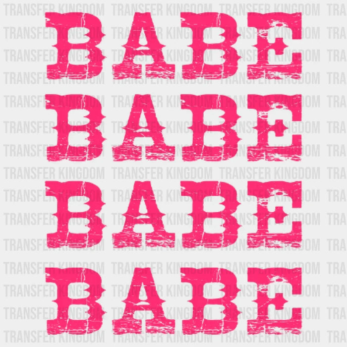 Babe Design - Western Bridal Bachelorette - DTF heat transfer