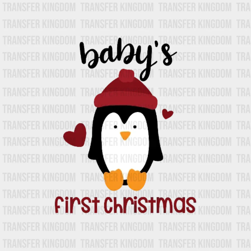 Babys First Christmas Design - Dtf Heat Transfer