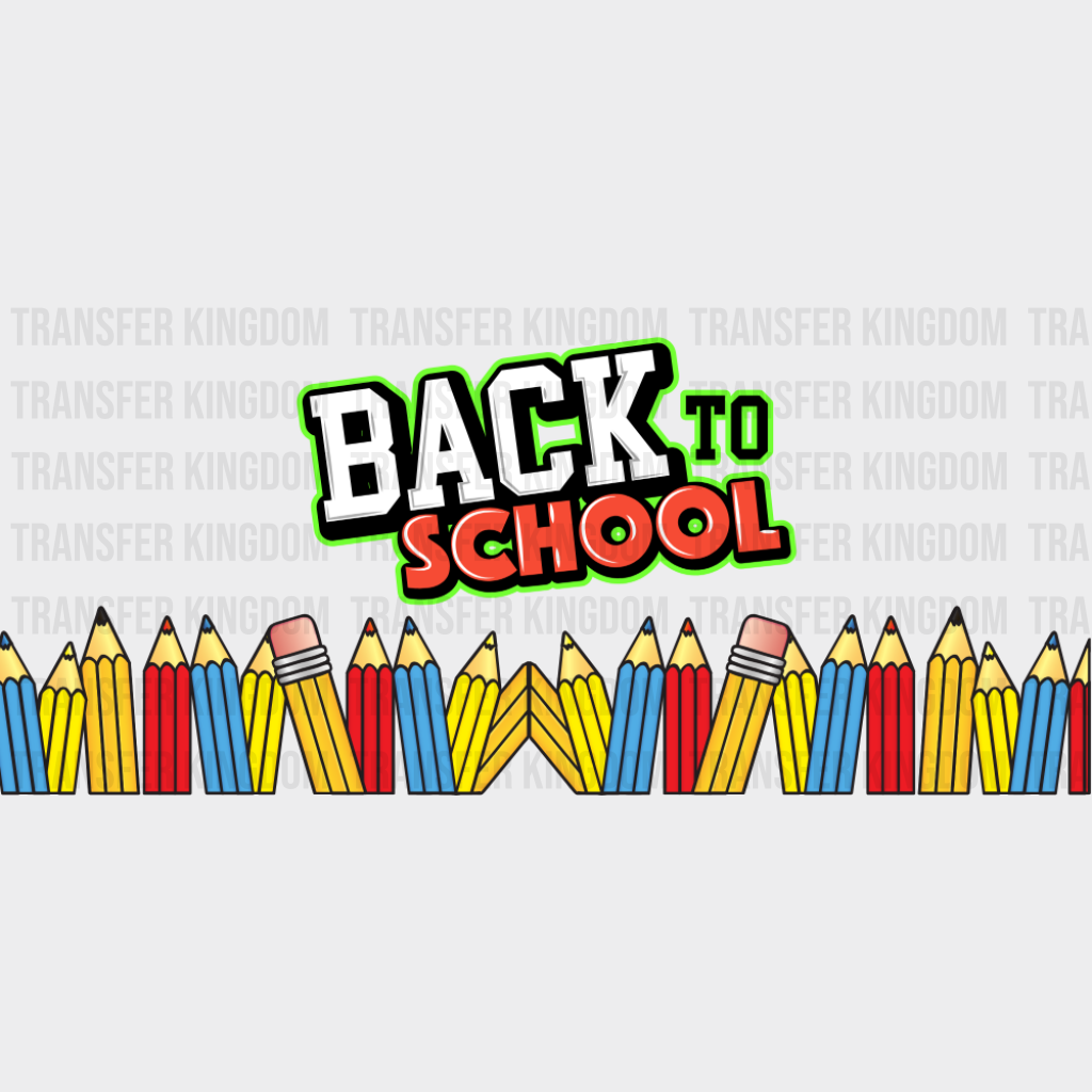 Back To School - School Cup Wrap UV Sticker Permanent UV DTF Decal UVDTF