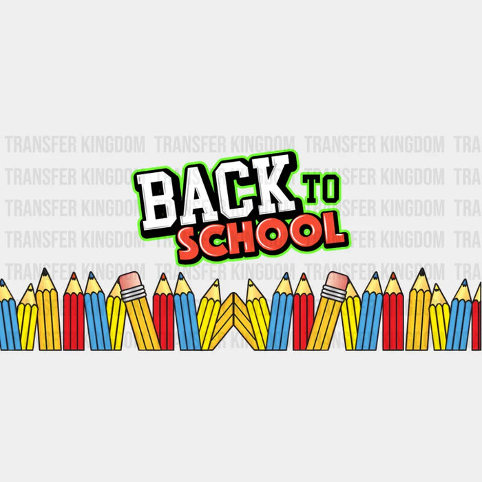 Back To School - School Cup Wrap UV Sticker Permanent UV DTF Decal