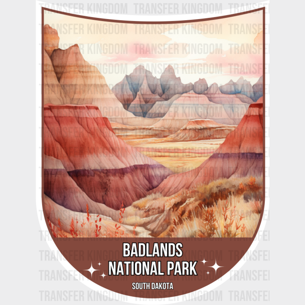 Badlands National Park South Dakota - National Parks DTF Transfer