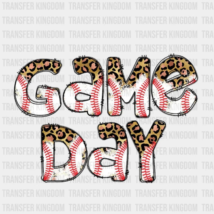 Baseball Game Day DTF Transfer