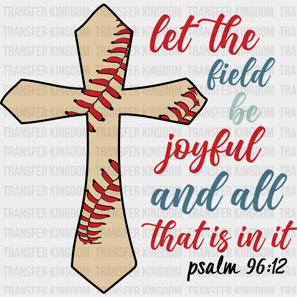 Baseball Jesus DTF Transfer