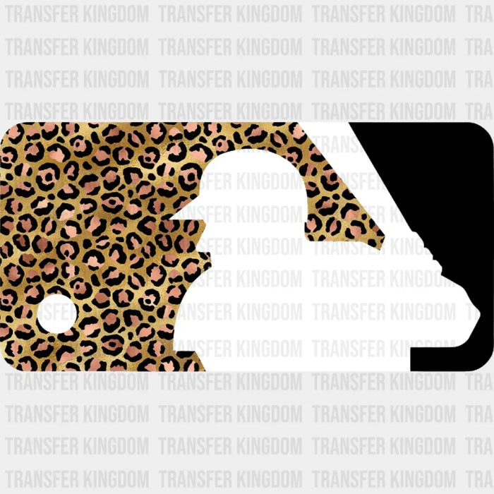 Baseball Man Leopard DTF Transfer