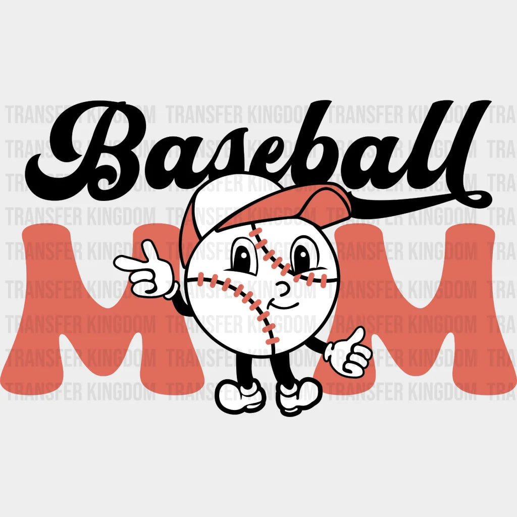 Baseball Mom Ball Dtf Transfer