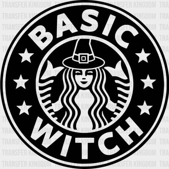 Basic Witch - Halloween Dtf Transfer Unisex S & M (10’’) / Dark Color Design See Imaging