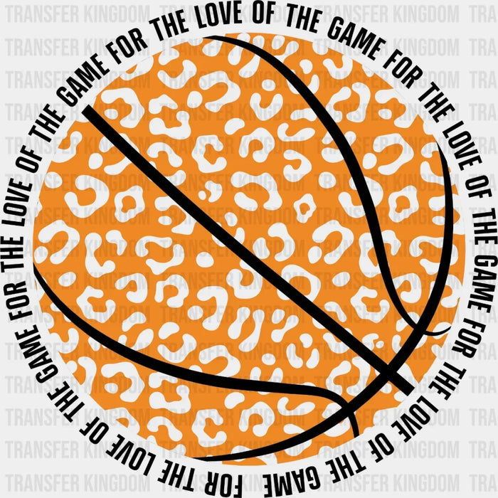 Basketball Ball Leopard DTF Transfer