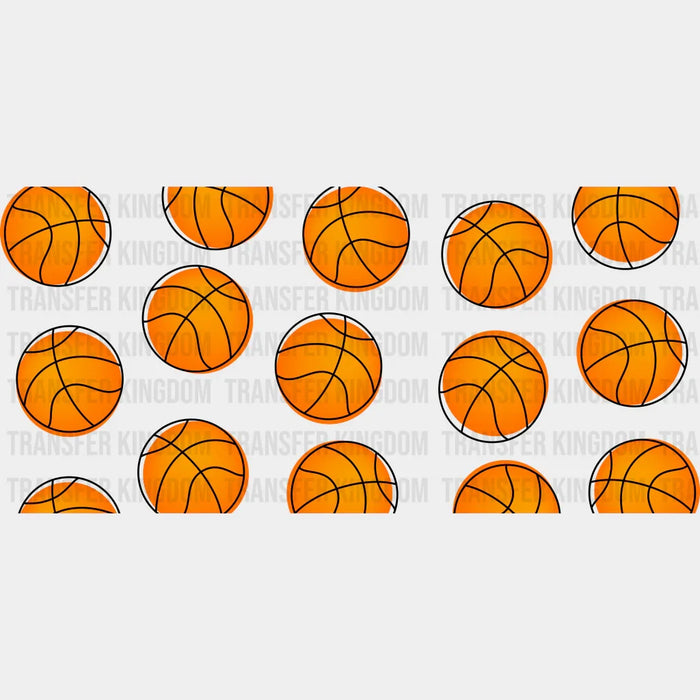 Basketball Design - Basketball Cup Wrap UV Sticker Permanent UV DTF Decal