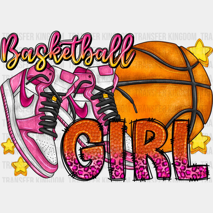 Basketball Girl - Basketball DTF Heat Transfer