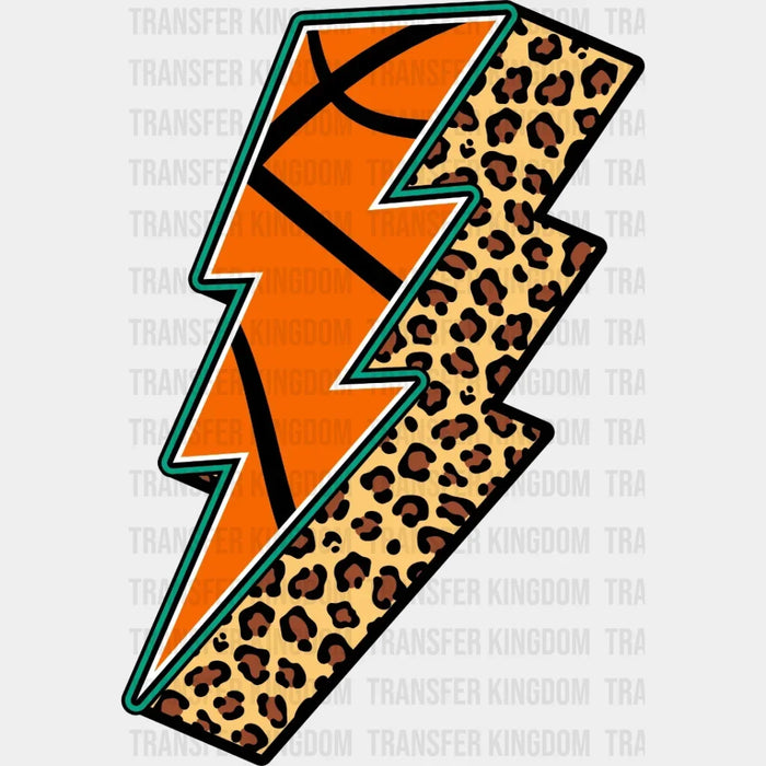 Basketball Lightning DTF Transfer