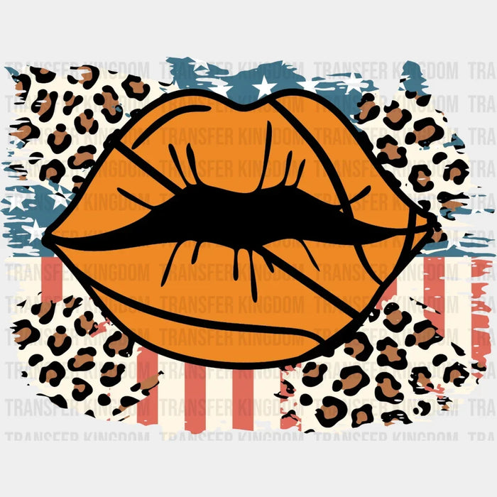 Basketball Lip DTF Transfer