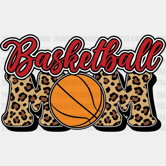 Basketball Mom Mom Leopard DTF Transfer