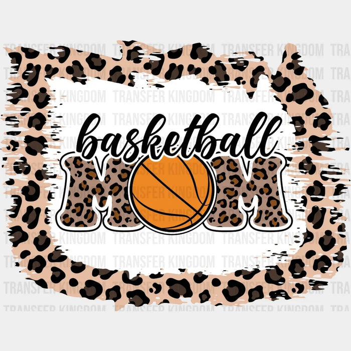 Basketball Mom Leopard DTF Transfer
