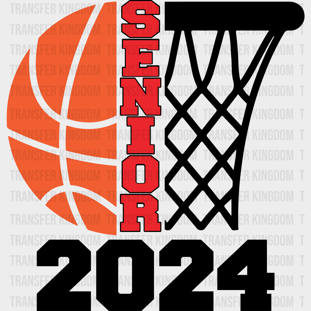 Basketball Senior 2024 - Graduation Dtf Transfer