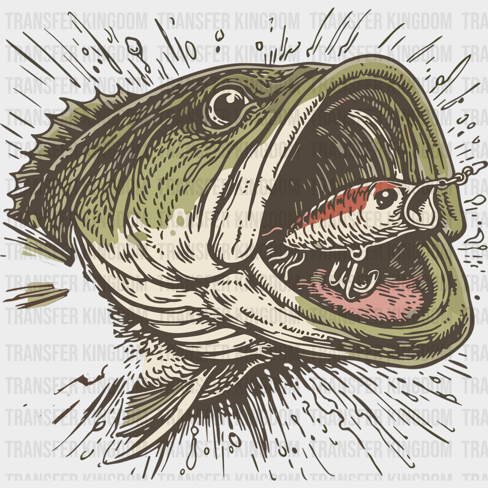 Bass Bait - Fishing DTF Transfers