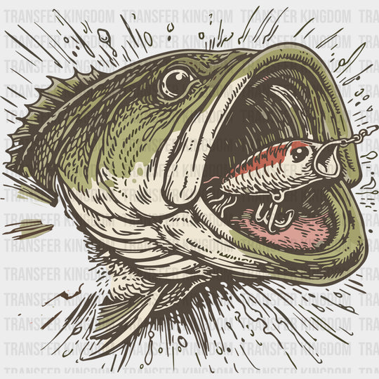 Bass Bait - Fishing DTF Transfers