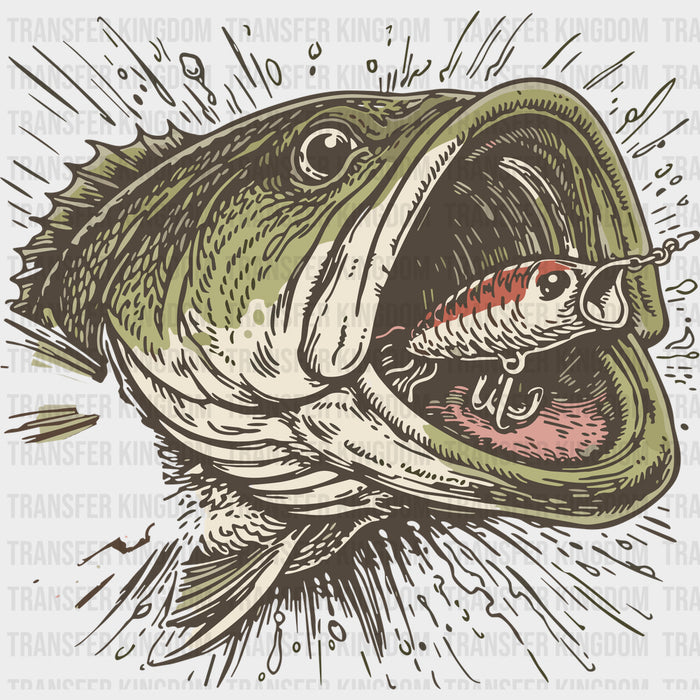 Bass Bait - Fishing DTF Transfers
