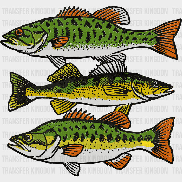 Bass - Fishing DTF Transfers
