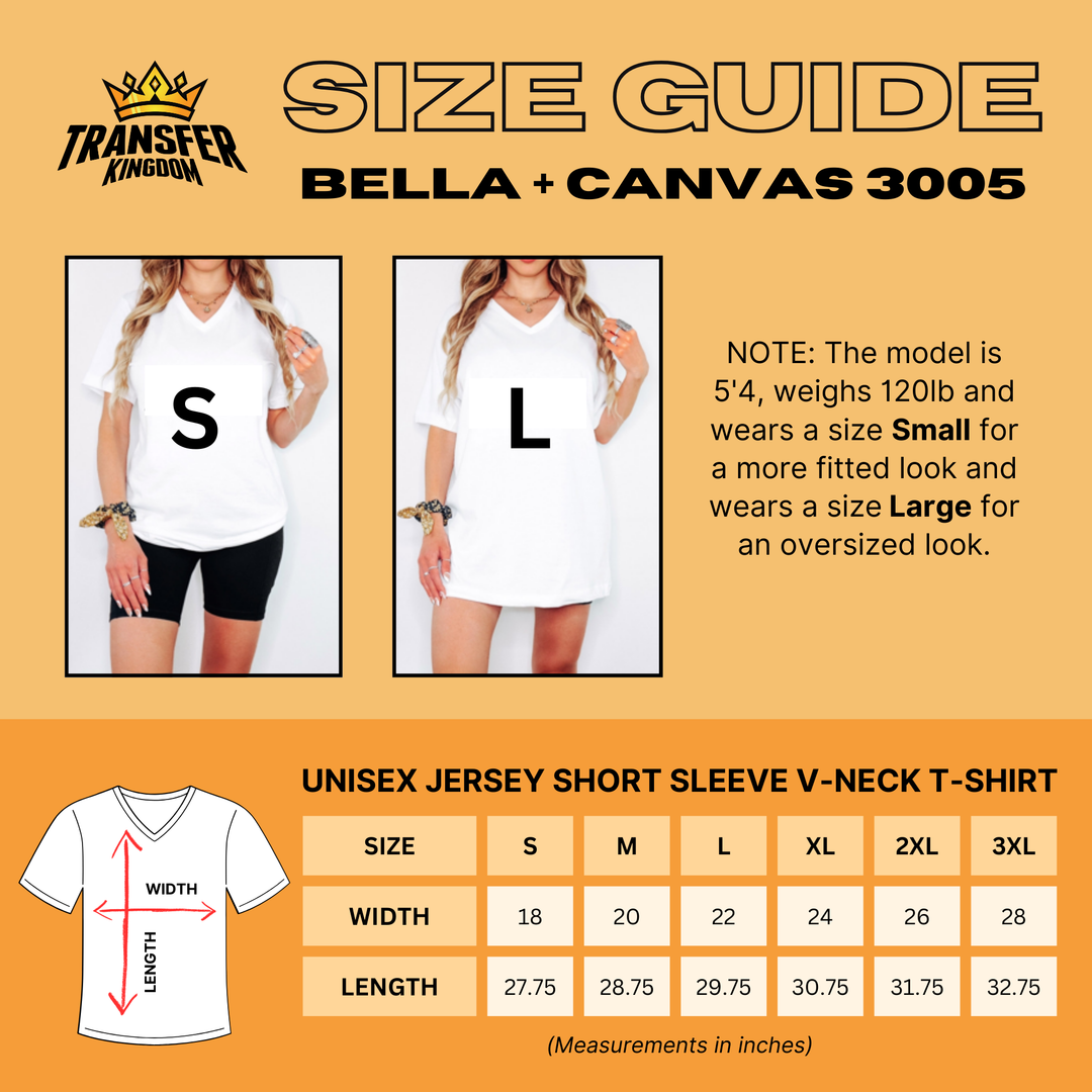 Bella + Canvas  Heather Adult V-Neck T-Shirt