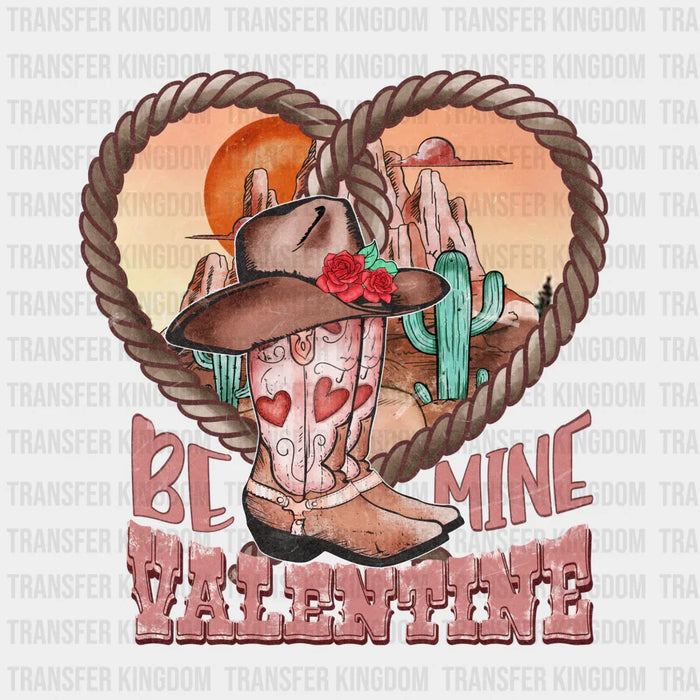 BE MINE VALENTINE LOVE TX - DTF heat transfer