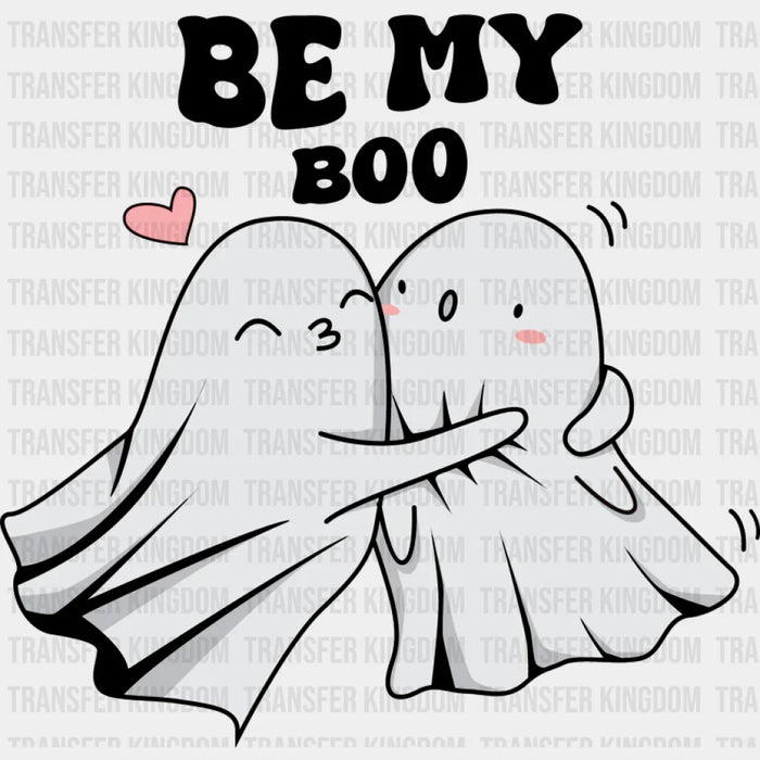 Be My Boo Ghosts Hugging - Valentine's Day DTF Transfer