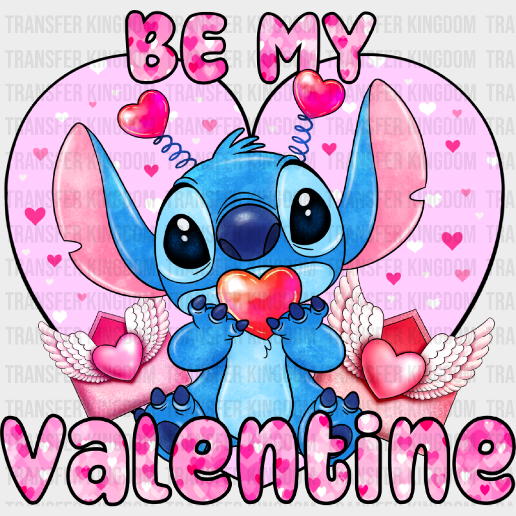 Be My Valentine Stitch - Valentine’s Day DTF Transfer