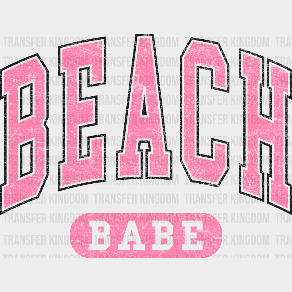 Beach Babe Design - Summer Dtf Transfer