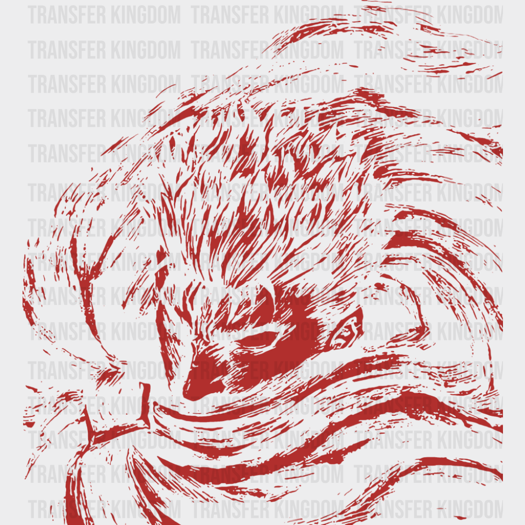 Berserk Guts Red - Anime DTF Transfer
