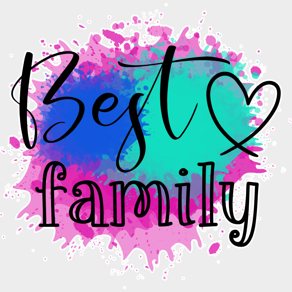 Best Family Watercolor - Family DTF Transfers transfer-kingdom Light Color Design (See Imaging)
