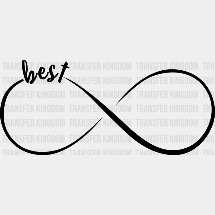 Best Friends Infinity Symbol Design - DTF heat transfer