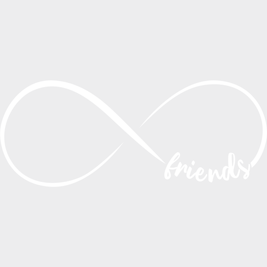 Best Friends Infinity Symbol Design- Dtf Heat Transfer Unisex - S & M ( 10 ) / Part Light Color