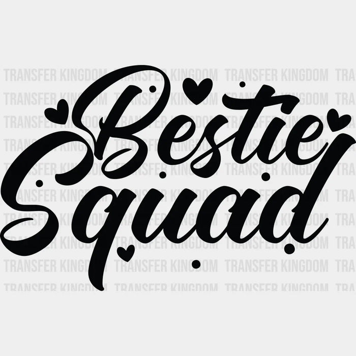 Bestie Squad Heart - Best Friends DTF Transfer