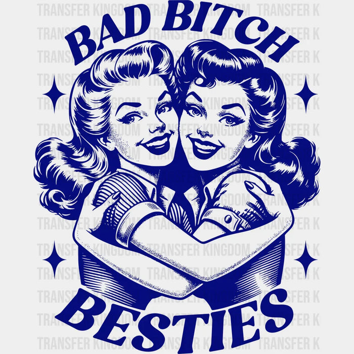 Besties Blue Design - Best Friends DTF Transfer