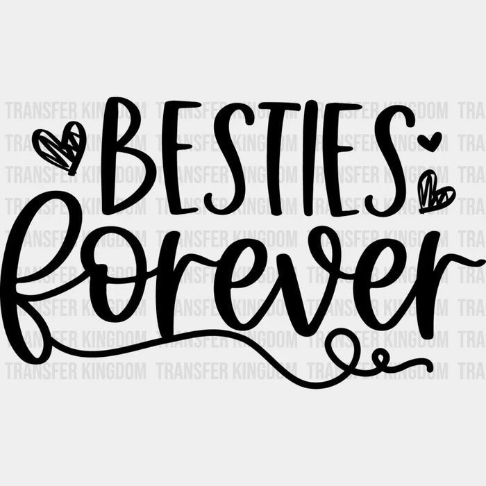Besties Forever Heart Design - BFF DTF Transfer