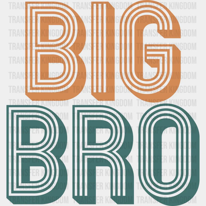 Big Bro Orange And Green - Brother DTF heat transfer
