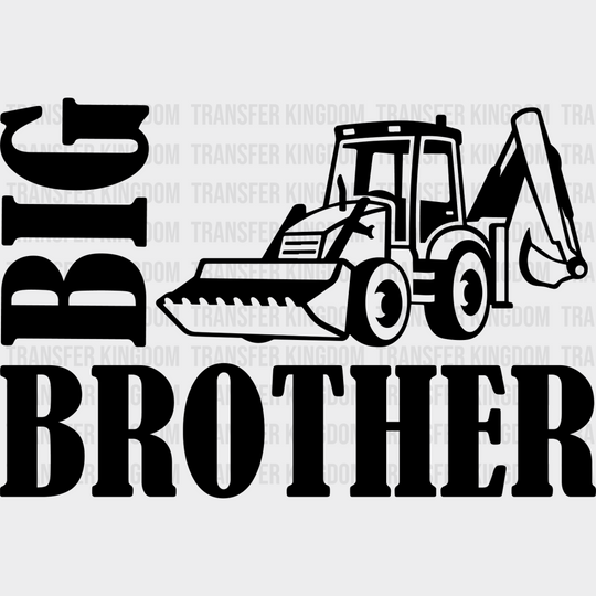 Big Brother Tlb - Dtf Heat Transfer Unisex S & M (10’’) / Dark Color Design See Imaging