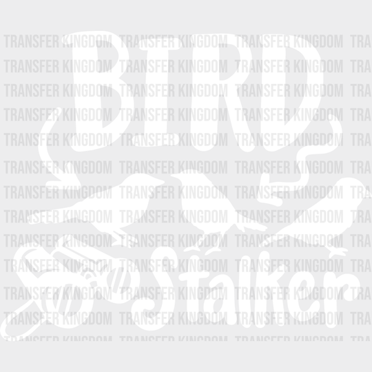 Bird Stalker - Birds Iron On Dtf Transfer Unisex S & M (10’’) / Light Color Design See Imaging