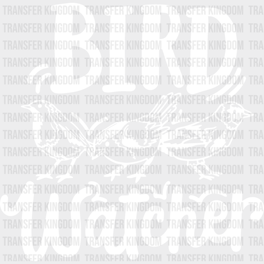 Bird Watcher Design - Birds Iron On Dtf Transfer Unisex S & M (10’’) / Light Color See Imaging