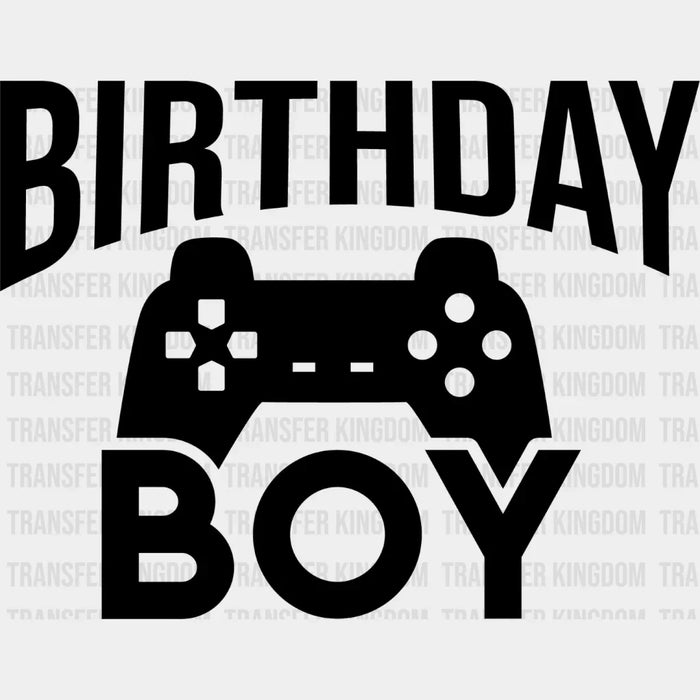 Birthday Boy Controller - Video Game DTF Heat Transfer