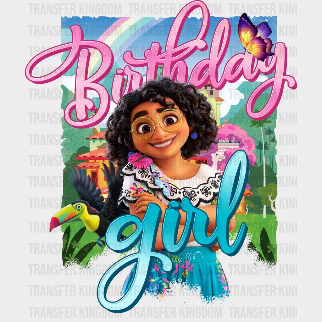 Birthday Girl Design Disney Dtf Transfer