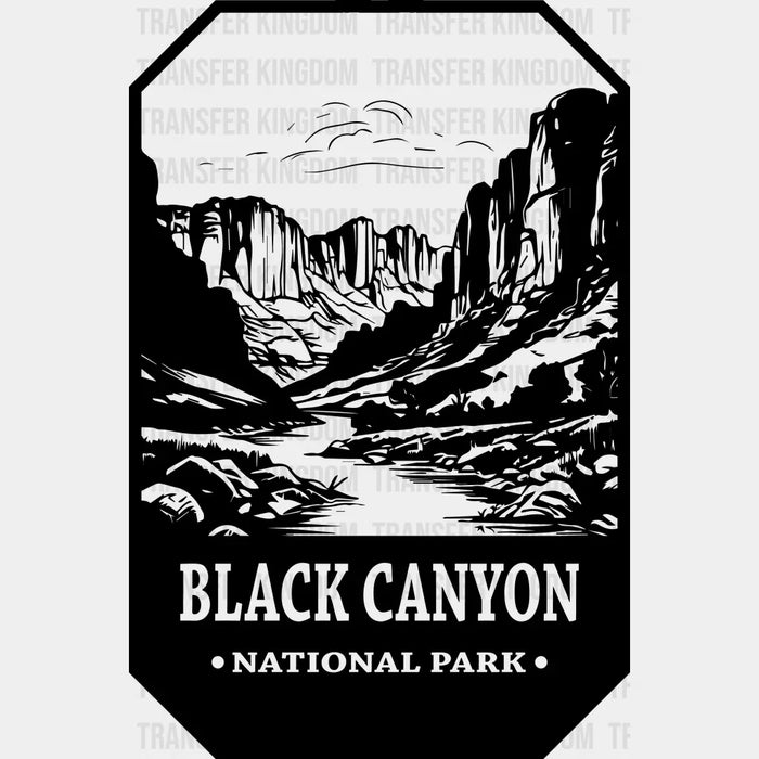 Black Canyon National Park Design - National Parks DTF Transfers