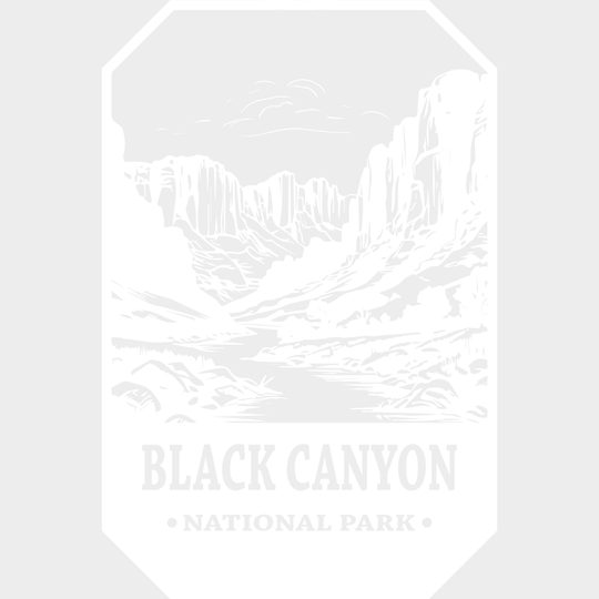 Black Canyon National Park Design - Parks Dtf Transfers Unisex S & M (10’) / Light Color See Imaging