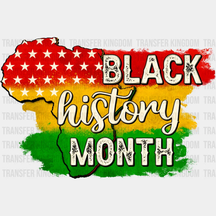Black History Month Africa Design - BLM DTF Transfer