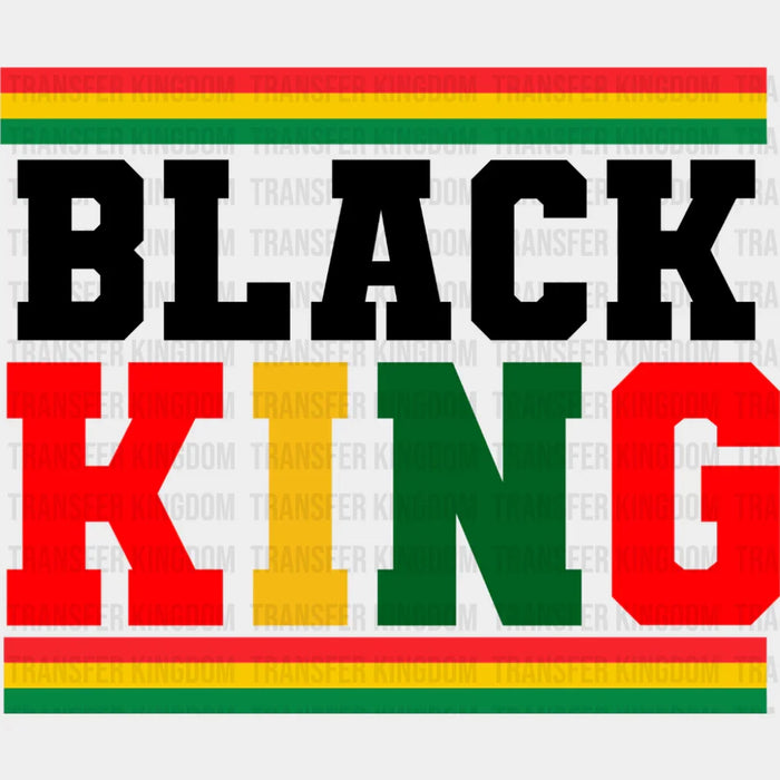Black King - Juneteenth DTF Transfer