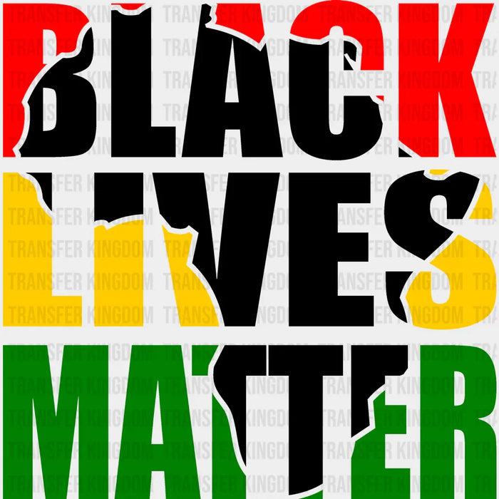 Black Lives Matter Africa - BLM design DTF heat transfer