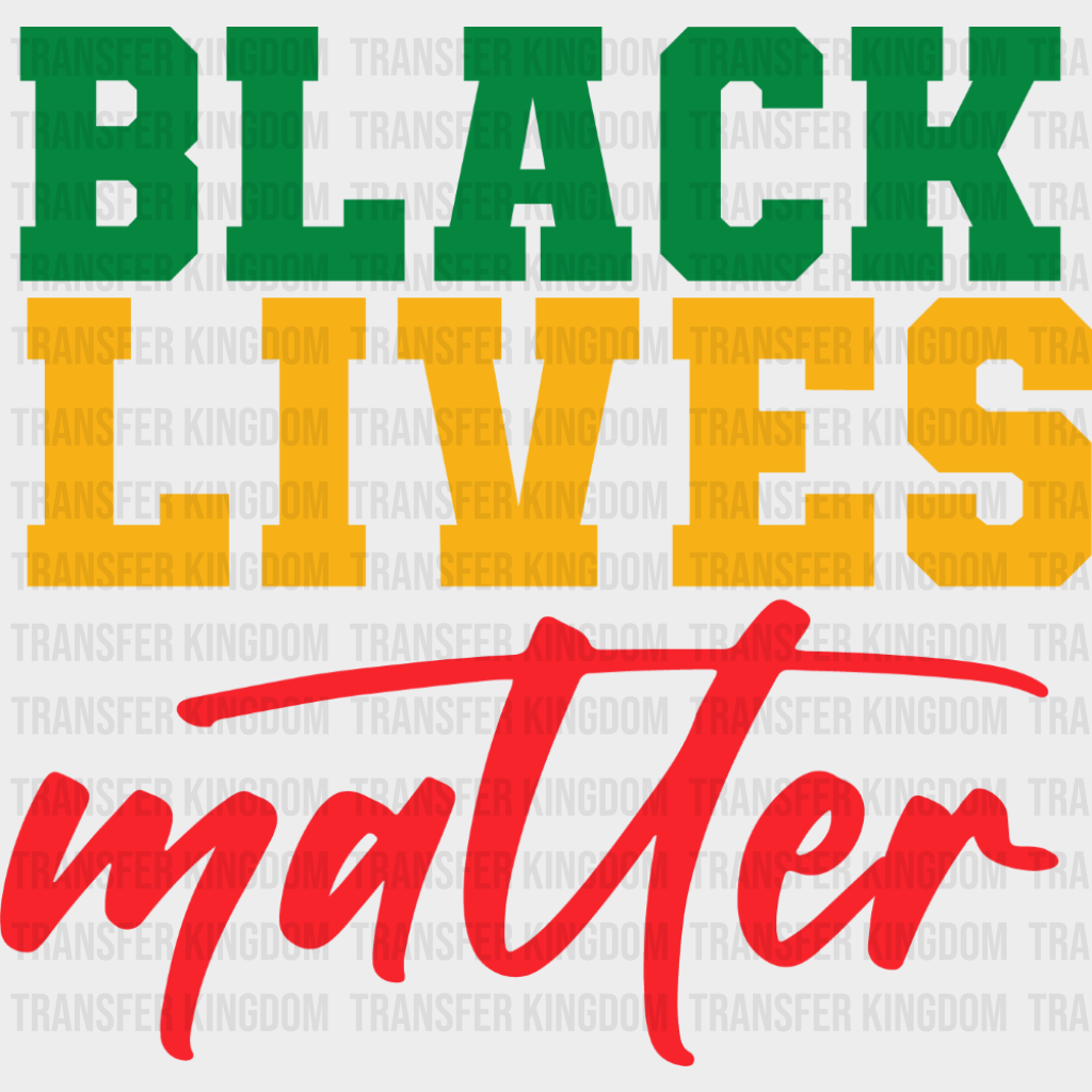 Black Lives Matter - Juneteenth DTF Transfer