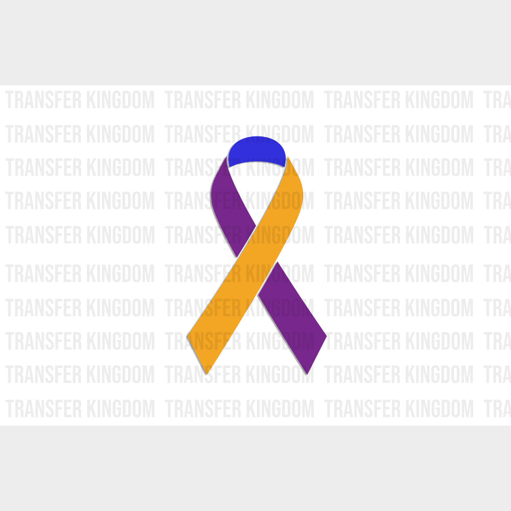 Bladder Cancer Awareness Flag - Cancer Awareness DTF Transfers